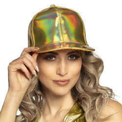Kšiltovka disco zlatá